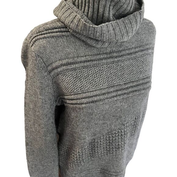 Diane Von Furstenberg Talassa Wool Cashmere Cowl Neck Sweater Gray S - Picture 3 of 12